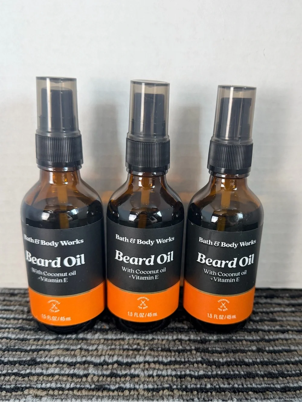Bath & Body Works Beard Care Collection-Beard Oil-Lot of 3-New